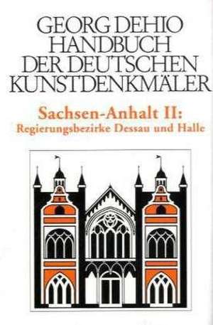 Dehio – Handbuch der deutschen Kunstdenkmäler / – Regierungsbezirke Dessau und Halle de Georg Dehio