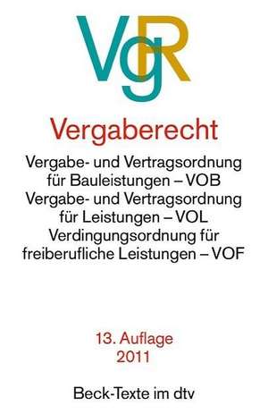 Vergaberecht (VgR)