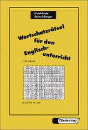 Wortschatzrätsel für den Englisch - Unterricht de Heidelinde Römelsberger