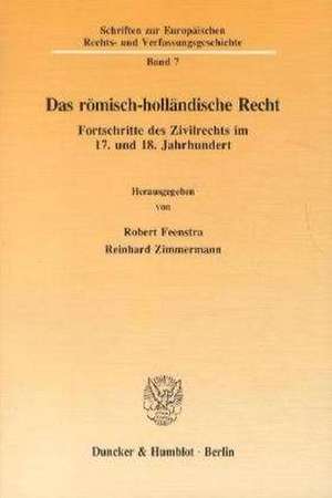 Das römisch-holländische Recht de Robert Feenstra