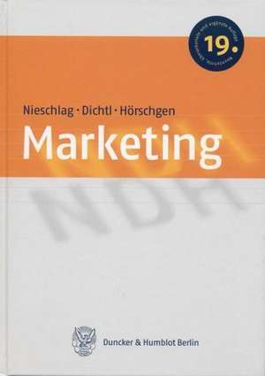 Marketing de Robert Nieschlag