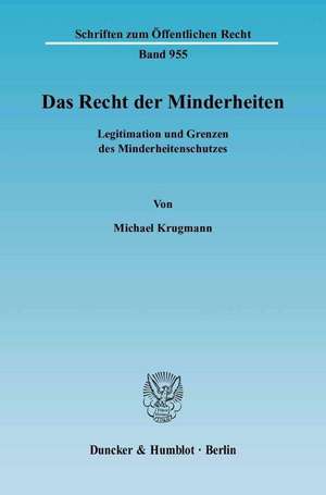 Das Recht der Minderheiten de Michael Krugmann