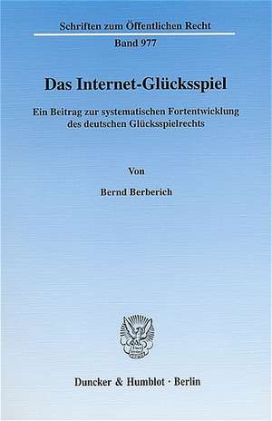 Das Internet-Glücksspiel de Bernd Berberich