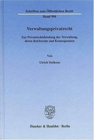 Verwaltungsprivatrecht de Ulrich Stelkens