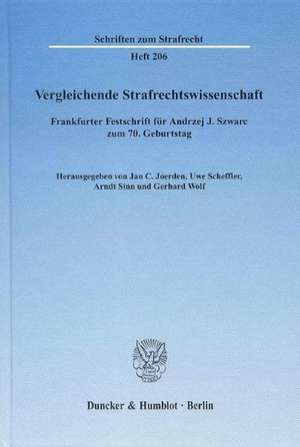 Vergleichende Strafrechtswissenschaft de Jan C. Joerden