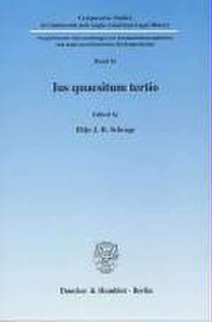 Ius quaesitum tertio de Eltjo J. H. Schrage