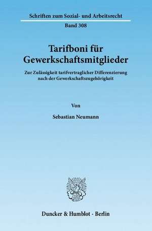 Tarifboni für Gewerkschaftsmitglieder de Sebastian Neumann