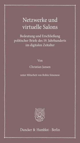 Netzwerke und virtuelle Salons de Christian Jansen