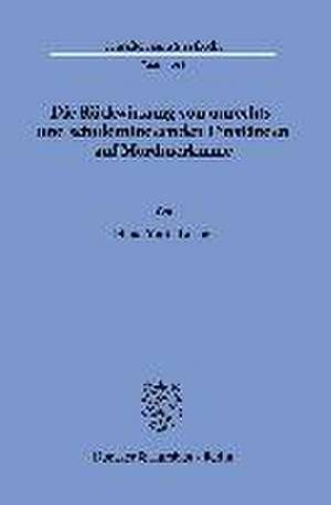 Die Rückwirkung von unrechts- und schuldmindernden Umständen auf Mordmerkmale. de Diana Maria Gasper