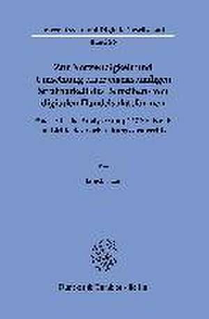 Zur Notwendigkeit und Umsetzung einer eigenständigen Strafbarkeit des Betreibens von digitalen Handelsplattformen. de Janick Haas