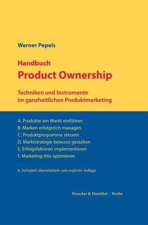 Handbuch Product Ownership de Werner Pepels