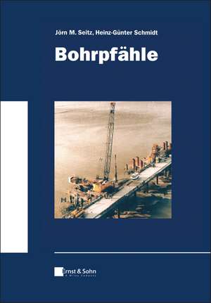 Bohrpfähle – Klassiker des Bauingenieurwesens de JM Seitz