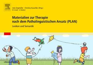 Materialien zur Therapie nach dem Patholinguistischen Ansatz (PLAN) de Julia Siegmüller