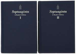 Septuaginta - A Reader's Edition. Zwei Bände de Gregory R. Lanier