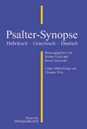 Psalter-Synopse de Walter Groß