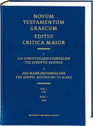 ECM I/2.1. Markusevangelium. Text de Münster Institut für Neutestamentliche Textforschung