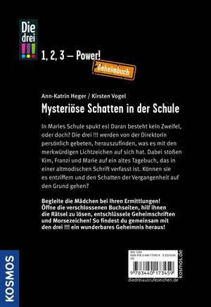 Die drei !!!, Mysteriöse Schatten in der Schule de Ann-Katrin Heger