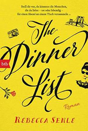 The Dinner List de Rebecca Serle