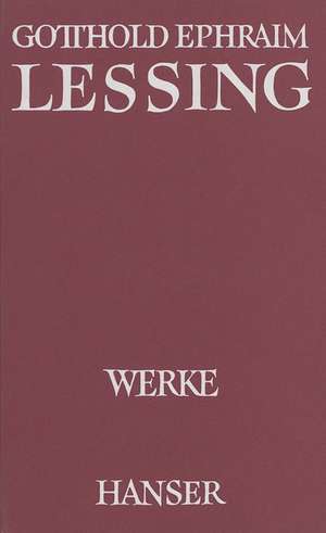 Frühe kritische Schriften de Gotthold Ephraim Lessing