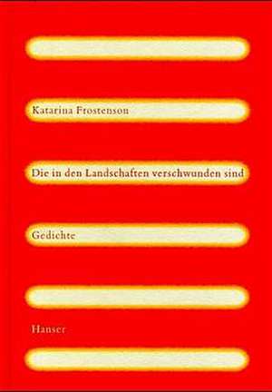 Die in den Landschaften verschwunden sind de Verena Reichel