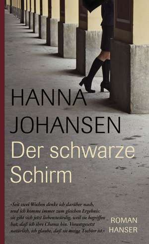 Der schwarze Schirm de Hanna Johansen