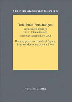 Totenbuch-Forschungen de Burkhard Backes