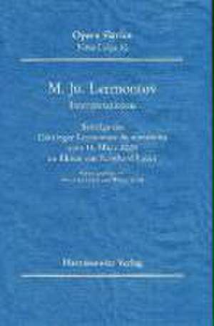 M. Ju. Lermontov (1814-1841). Interpretationen de Matthias Freise