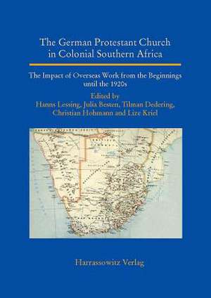 The German Protestant Church in Colonial Southern Africa