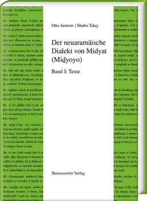 Der neuaramäische Dialekt von Midyat (Mi¿yoyo) de Otto Jastrow