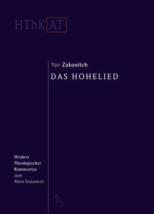 Hohelied de Yair Zakovitch