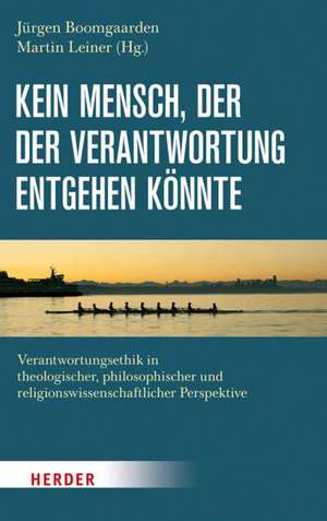 Kein Mensch, der der Verantwortung entgehen könnte de Jürgen Boomgaarden