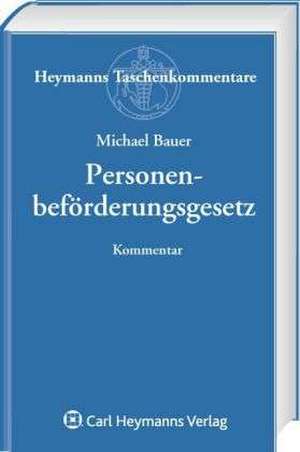 Personenbeförderungsgesetz de Michael Bauer