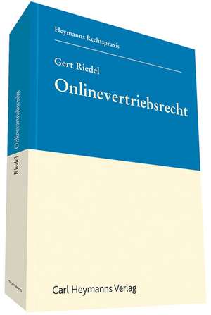 Onlinevertriebsrecht de Gert Riedel