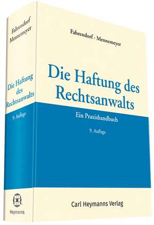 Die Haftung des Rechtsanwalts de Franz-Josef Rinsche