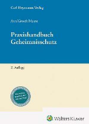 Handbuch Geheimnisschutz de Christoph Ann