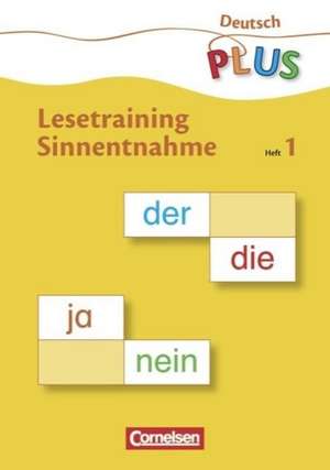 Lesetraining Sinnentnahme Heft 1 de Günter. Schleisiek