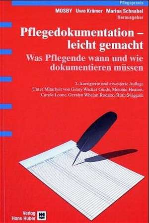 Pflegedokumentation - leicht gemacht de Mosby