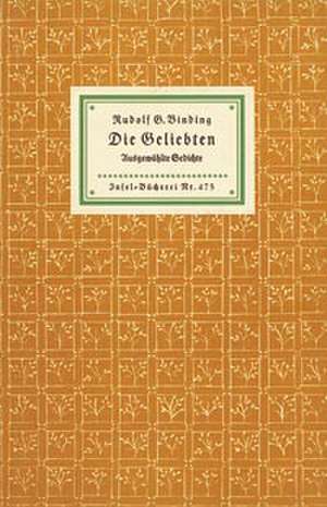 Die Geliebten de Rudolf G. Binding