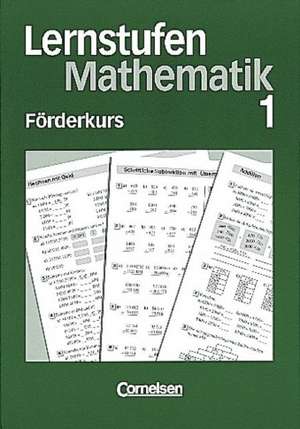 Lernstufen Mathematik. Förderkurs 1 de Manfred Leppig