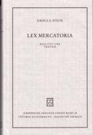 Stein, U: Lex mercatoria