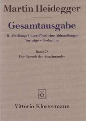 Der Spruch des Anaximander