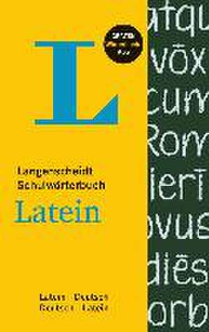 Langenscheidt Schulwörterbuch Latein - Buch mit App