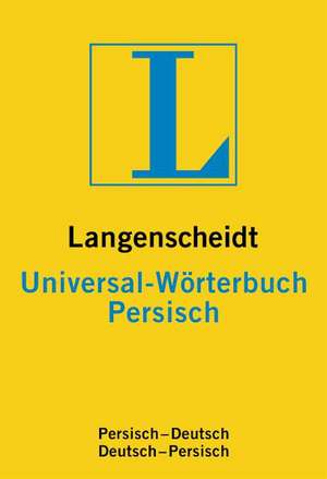 Persisch. Universal-Wörterbuch. Langenscheidt. Neues Cover de Khosro Naghed