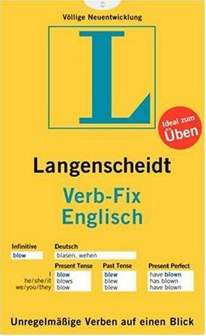 Langenscheidt Verb-Fix Englisch de Langenscheidt-Redaktion