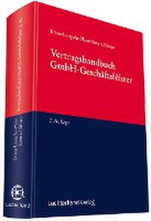 Vertragshandbuch GmbH-Geschäftsführer de Uwe Langohr-Plato