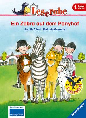 Ein Zebra auf dem Ponyhof de Judith Allert