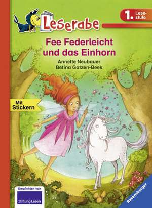 Fee Federleicht und das Einhorn de Annette Neubauer