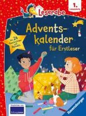 Adventskalender für Erstleser - lesen lernen mit dem Leserabe - Erstlesebuch - Kinderbuch ab 6 Jahren - Lesen lernen 1. Klasse Jungen und Mädchen (Leserabe 1. Klasse) de Anja Kiel