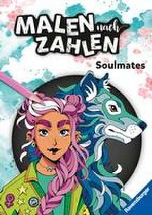 Ravensburger Malen nach Zahlen Soulmates - Manga - Anime - 32 Motive abgestimmt auf Buntstiftsets mit 24 Farben (Stifte nicht enthalten) - Malbuch mit nummerierten Ausmalfeldern für fortgeschrittene Fans der Reihe de Karoline Julia Becker