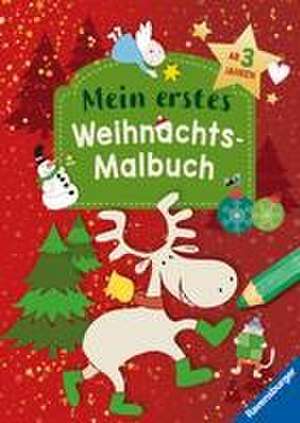 Ravensburger Weihnachtsmalbuch - 48 Ausmalbilder für Kinder ab 3 Jahren - mit gestalteter Widmung de Sabine Legien